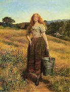 Sir John Everett Millais The Farmers Daughter Spain oil painting artist